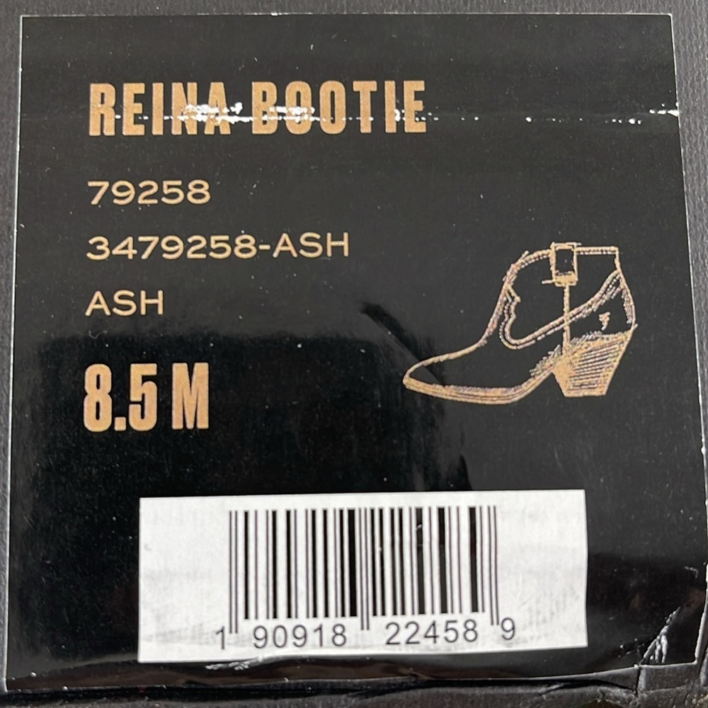 FRYE Reina Bootie 79258 Leather Brown Nubuck Slip On Ankle Booties Boots Sz 8.5 - Picture 14 of 16